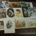 80 European Post Cards Circa 1910, 27 Undivided Cards, All Clean, in Very Good Condition