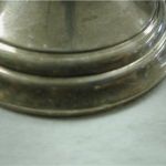 Antique Gorham Sterling Silver Birmingham hallmark candlestick holders 3 1/2