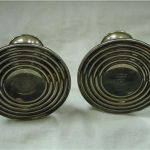 Antique Gorham Sterling Silver Birmingham hallmark candlestick holders 3 1/2