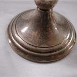 Antique Gorham Sterling Silver Birmingham hallmark candlestick holders 3 1/2