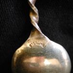 Cape Cod Massachusetts Twisted Handle Sterling Silver Souvenir Spoon