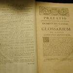 Domini du Fresne du Cange Tom I Latin Glossarium Vol A-B 10 x 15 hardcover 1688