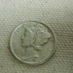 1938 U.S Mercury Dime Type Re-Engraved Extra Fine