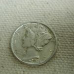 1938 U.S Mercury Dime Type Re-Engraved Extra Fine