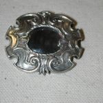 Met Museum of Art Pin/pendant Sterling Silver Mother of Pearl MMA