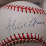 Hank Aaron signed baseball PSA Certified