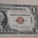 Hawaii Silver Certificate $1 FR#2300 1935A Extra Fine condition