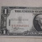 Hawaii Silver Certificate $1 FR#2300 1935A Extra Fine condition