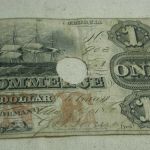 1861 CSA Georgia Bank of Commerce $1 Dollar Good condition