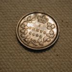 1893 Canada 5 Cent Extra Fine KM #2