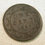 1897 Canada One Cent Extra Fine #KM7