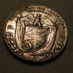 1947 Panama 1/2B K12.1 Very Fine