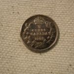 1907 Canada 5 Cent Extra Fine KM #22