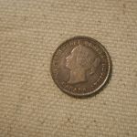 1891 Canada 5 Cent Very Fine KM #2