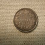 1891 Canada 5 Cent Very Fine KM #2