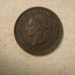 1900 Canada One Cent About Uncirculated #KM7