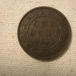 1882-H Canada One Cent Extra Fine #KM7