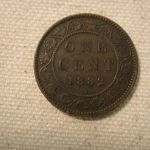 1882-H Canada One Cent Extra Fine #KM7