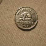 1949 Canada Five Cent Uncirculated #KM42