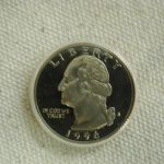 1996-S U.S. Proof Washington Quarter