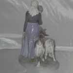 Royal Copenhagen #694 Girl with Goats 9 1/2 inches tall