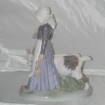 Royal Copenhagen #694 Girl with Goats 9 1/2 inches tall