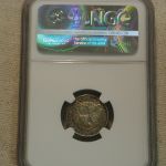 1834 Large 4 Liberty Dime JR-2 NGC AU DETAILS