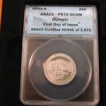 2011-S National Park Quarter Set PR70 DCAM First Day of Issue