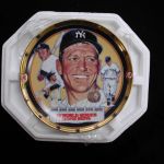1996 Mickey Mantle-Hamilton Collection Plate- Yankees- Power At The Plate (Copy)