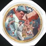 1996 Mickey Mantle-Hamilton Collection Plate- Yankees- Power At The Plate (Copy)