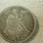 1887-S U.S Seated Liberty Dime Extra Fine