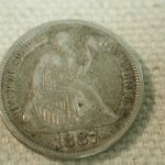 1887-S U.S Seated Liberty Dime Extra Fine