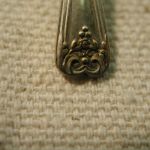 set of 2 Sterling Silver Salt Spoons Sinclair hallmark