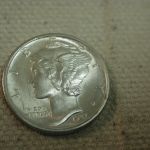 1937-D Mercury Dime Gem Uncirculated Full Bands