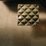 Gold Filled Square Checkerboard diamond cut Cufflinks 12kt 1/20