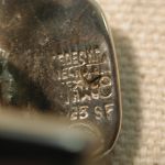 Letter S Taxco Eagle 3 hallmark Sterling Stylized “S” Cufflinks