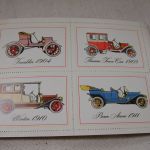 Sinclair Early American Car Stamps Set of No. 2 and 5