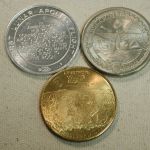 NASA Space Apollo Space Mission Commemorative Coins set of 3 different