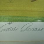 Eddie Arcaro signed Daniel Schwartz limited edition lithograph