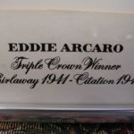 Eddie Arcaro signed Daniel Schwartz limited edition lithograph