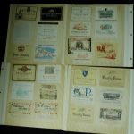 European Wine Labels book of 186 Germany France Italy 1940-1970