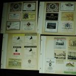 European Wine Labels book of 186 Germany France Italy 1940-1970