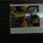 Fleer Ultra "Golden Web." promo sheet: Black Cat, Venom, Hobgoblin, Spider Man.