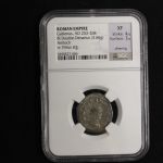 Gallienus AD 253-268 ROMAN EMPIRE NGC XF AU BI Virtus Rev Double Denarius An...