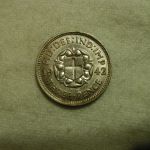 Great Britain 1942 World Coin Three Pence KM #848 ASW .0227 / XF