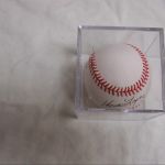 Hector Lopez Autographed Baseball in presentation case
