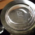 Heisey silver overlay sugar and creamer with painted hearts on rim sweet!