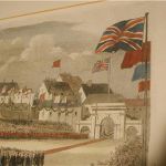 Illustrated London News 1860 Prince of Wales Landing at St. John wood engraving