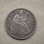 1858 U.S Seated Liberty Half Dollar Extra Fine