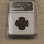 1864 Large Motto 2C Mint Error AU 55 BN Medallic Alignment NGC Certified